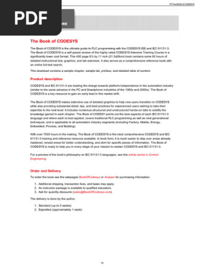 The Book of CODESYS: PLC Programming Guide | PDF | Software