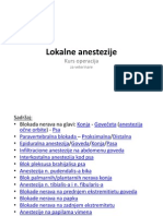 Lokalne Anestezije