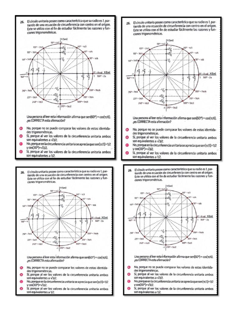 Situación Problema-Circulo Unitario | PDF
