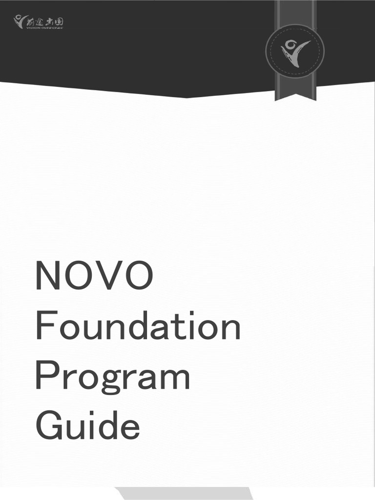 Novo foundation program guide pdf teachers
