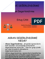 2010-2011 ÖLÇME VE DEĞERLENDİRME (Ertuğ CAN) - Akran Degerlendirme