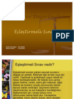 2010-2011 ÖLÇME VE DEĞERLENDİRME (Ertuğ CAN) - Eslestirmeli_Sorular