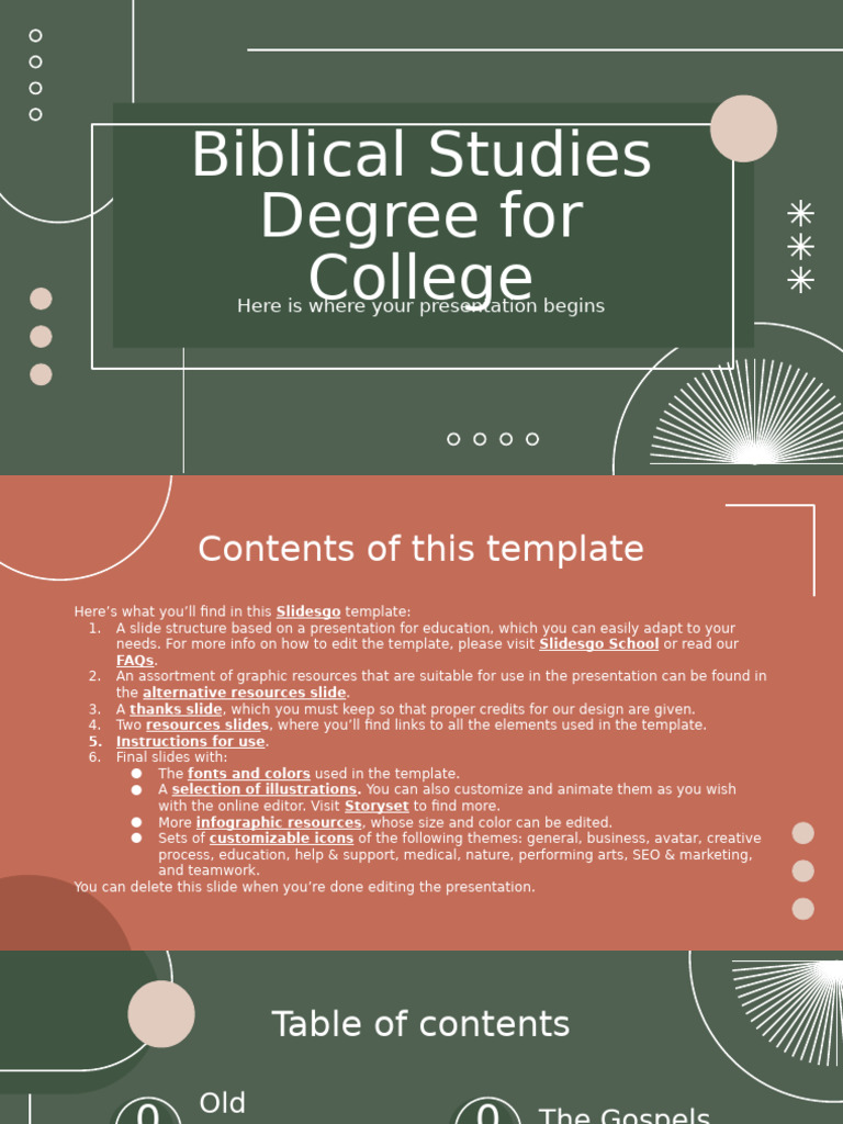 Free Biblical Studies Degree