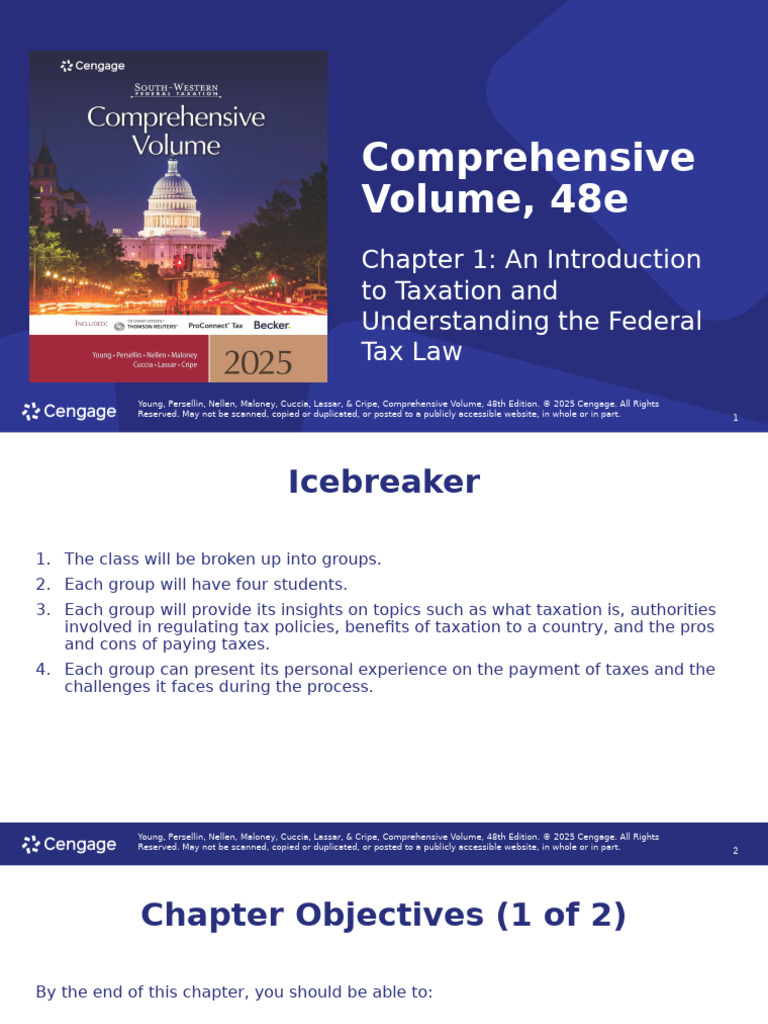 Introduction to Federal Taxation Concepts | PDF | Estate Tax In The ...