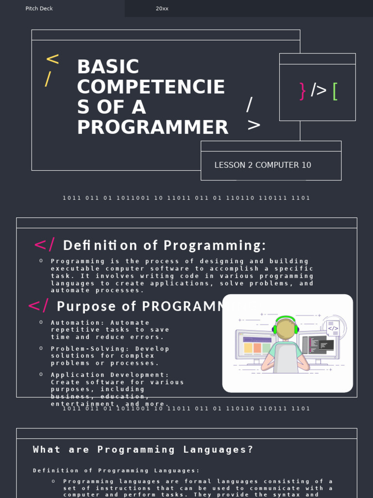 Essential Programmer Competencies Guide | PDF | Computer Programming ...