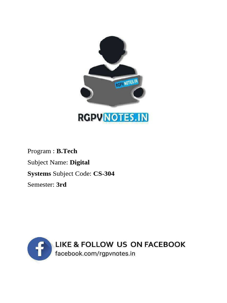 Unit 3 - Digital Systems - WWW - Rgpvnotes.in | PDF | Computer Memory ...
