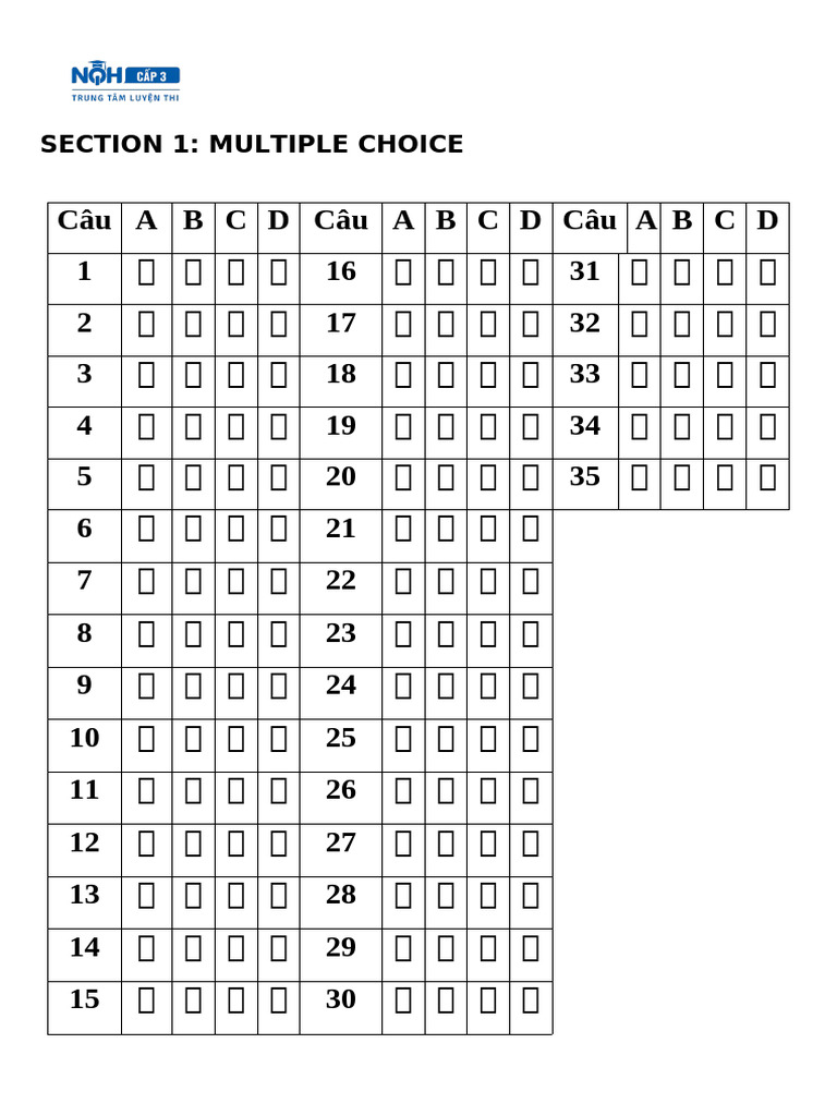 Multiple Choice and Writing Exercises | PDF