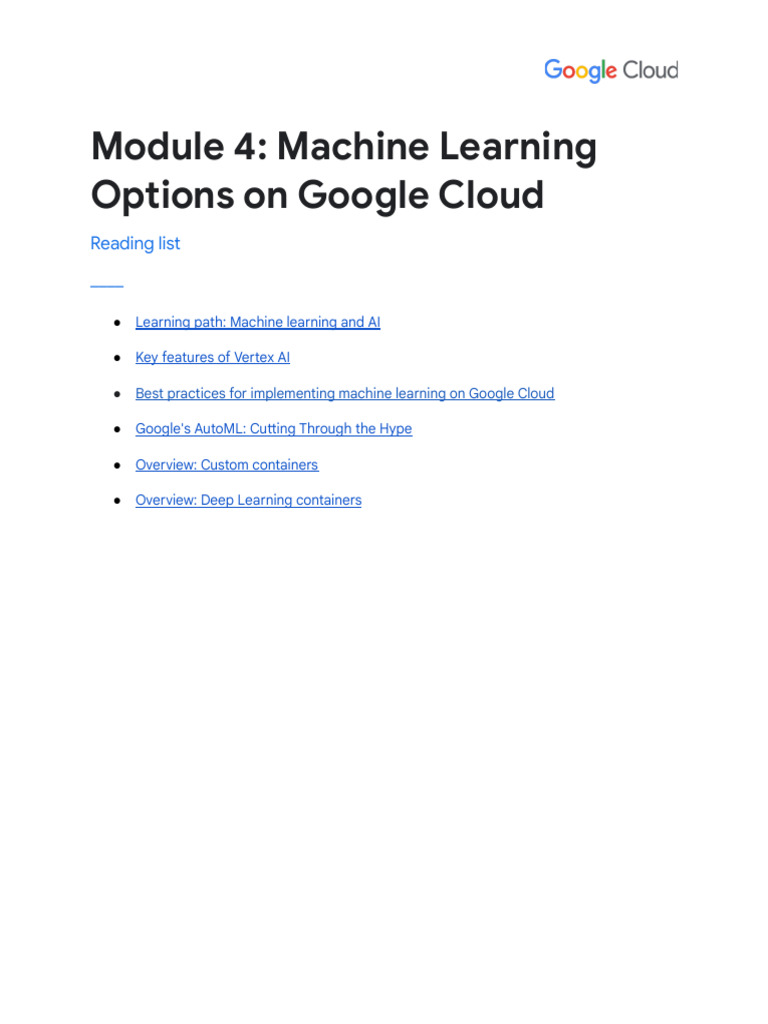 M4 - Big Data and Machine Learning Fundamentals v3.0.7 | PDF