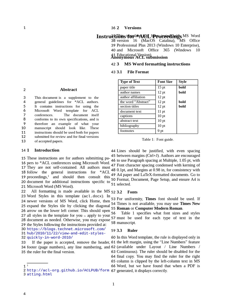 acl | PDF | Microsoft Word | Hyperlink