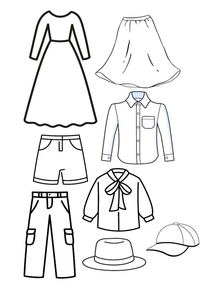 Fun esl activity clothes posters pdf