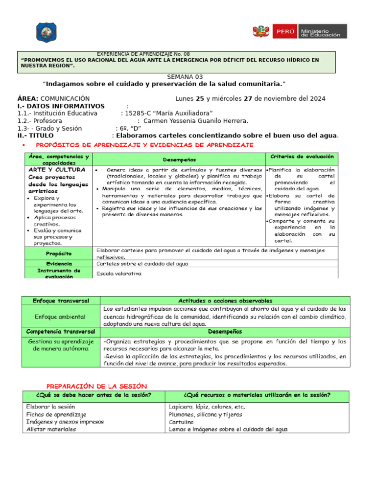 Sesion 3 de Arte y Cultura 25 Noviembre | PDF