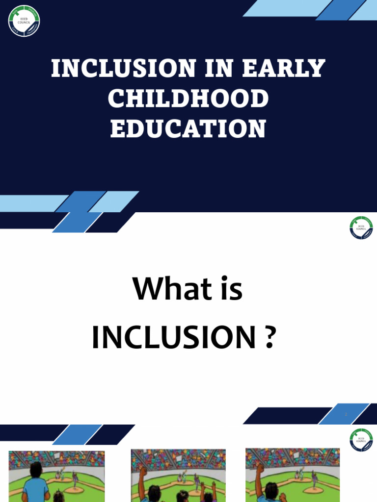 Early Childhood Education Inclusion Guide | PDF | Inclusion (Education ...