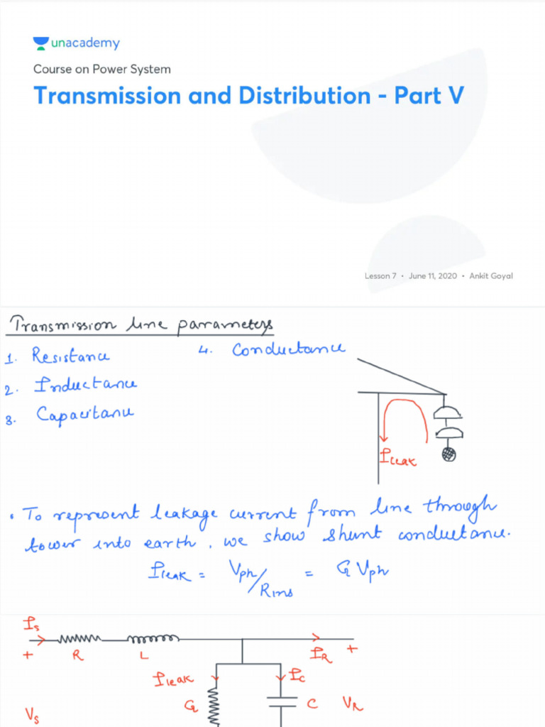 Ps 8 Transmission+and+Distribution+ +Part+V | PDF