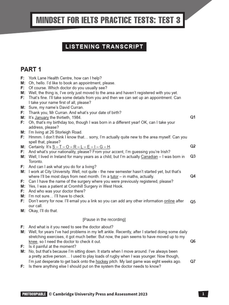 IELTS Listening Practice Test 3 | PDF | String Instruments | Guitars