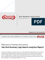 Chomp Charts 2011 Summary
