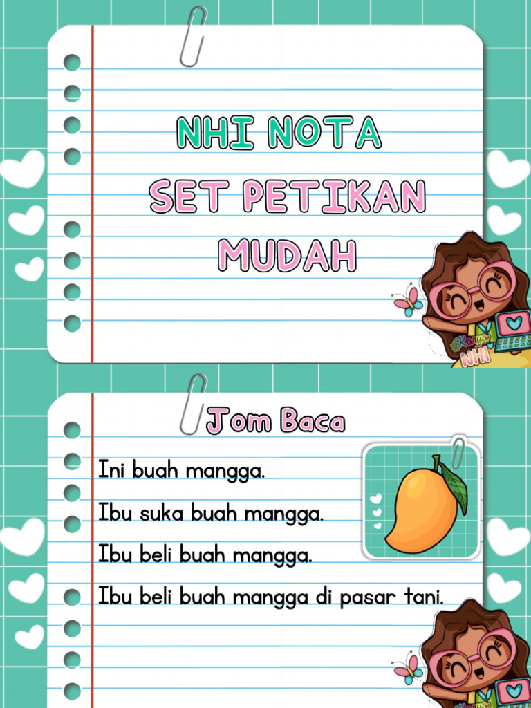 NHI Nota Set Petikan Mudah (Buah) | PDF