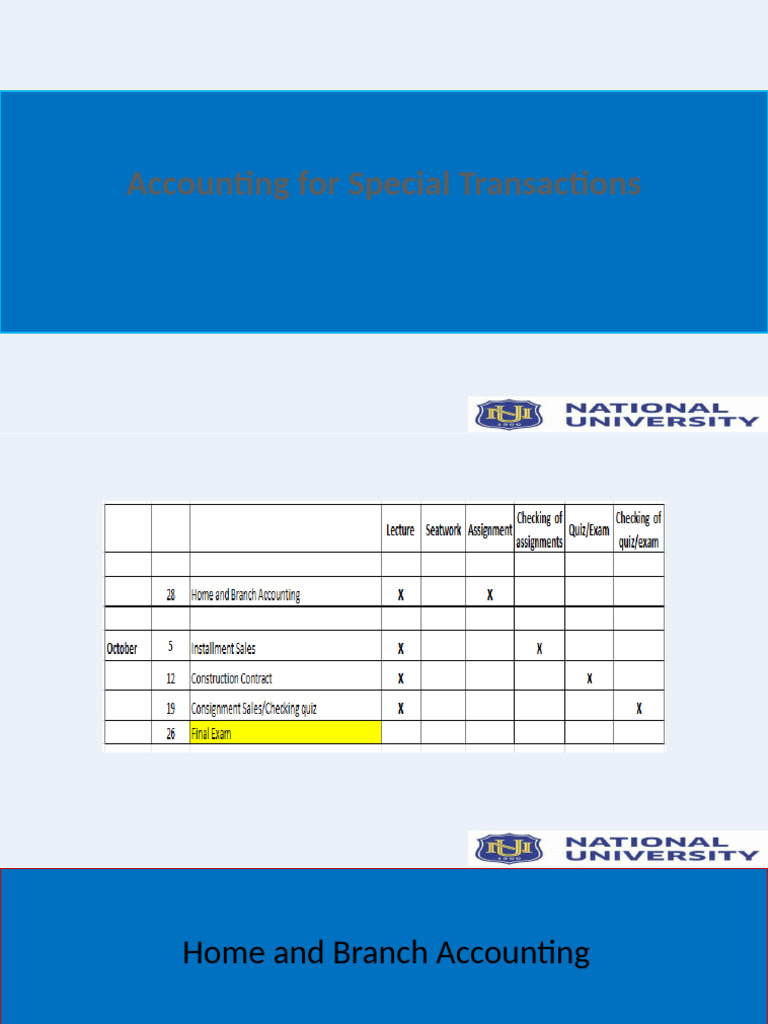 Home and Branch Accounting | PDF | Debits And Credits | Money