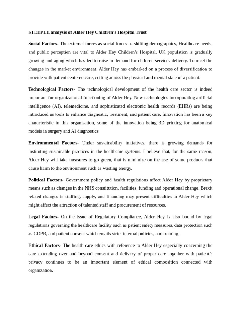 Steeple analysis | PDF | Electronic Health Record | Health Care