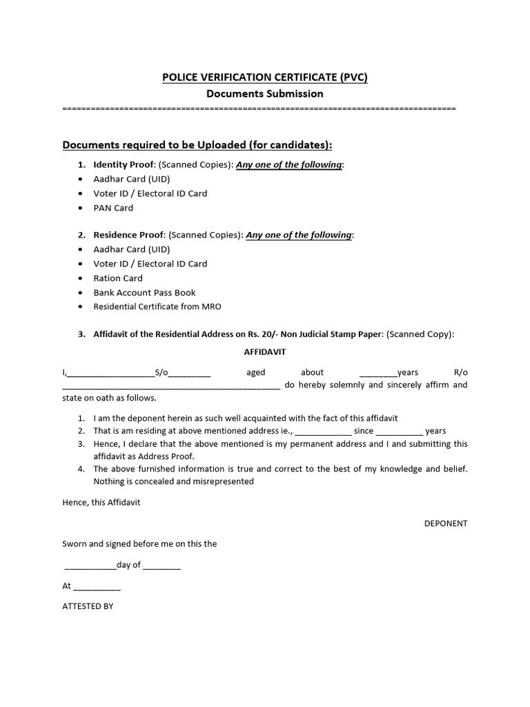 Documents Individual PVC | PDF | Affidavit | Identity Document