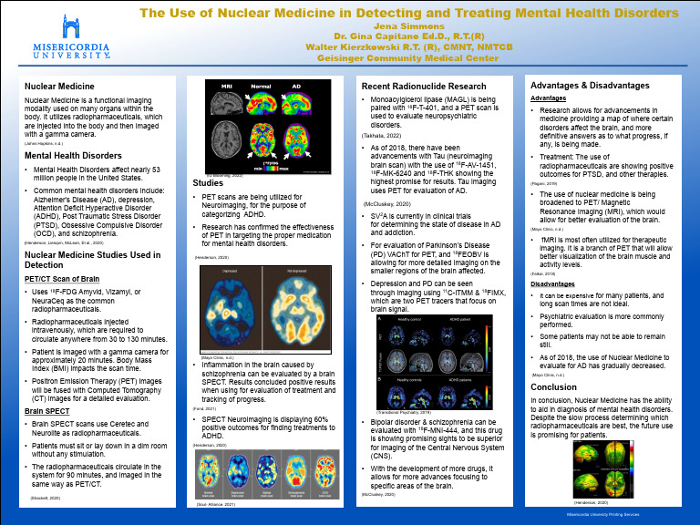 The Use of Nuclear Medicine in Detecting and Treating Mental Heal | PDF ...
