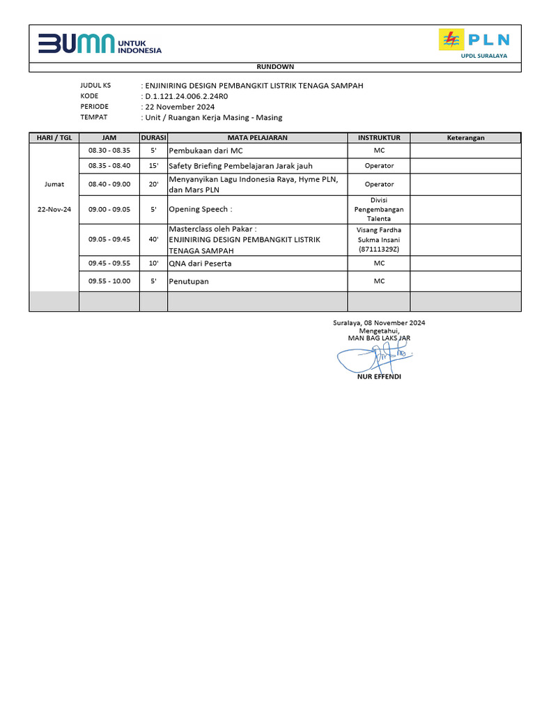 Rundown Expert Master Class 22 Nov 2024 | PDF