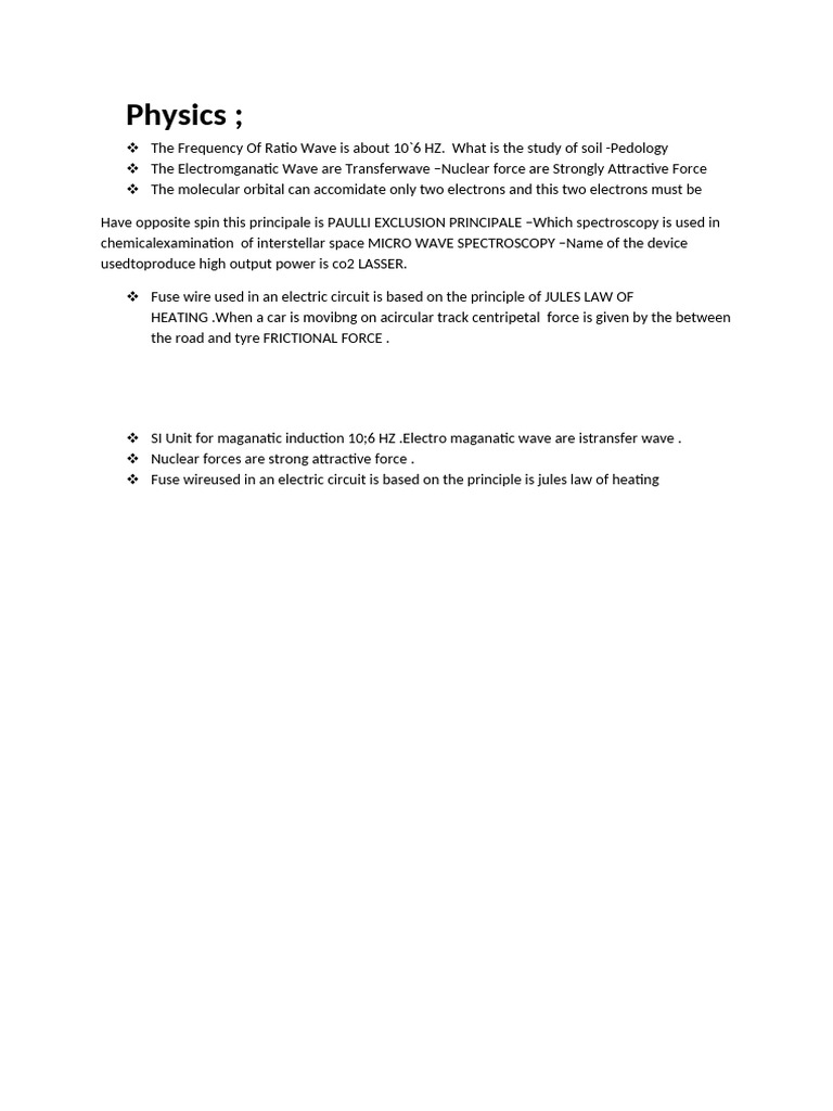 SI Unit For Maganatic Induction 10 | PDF