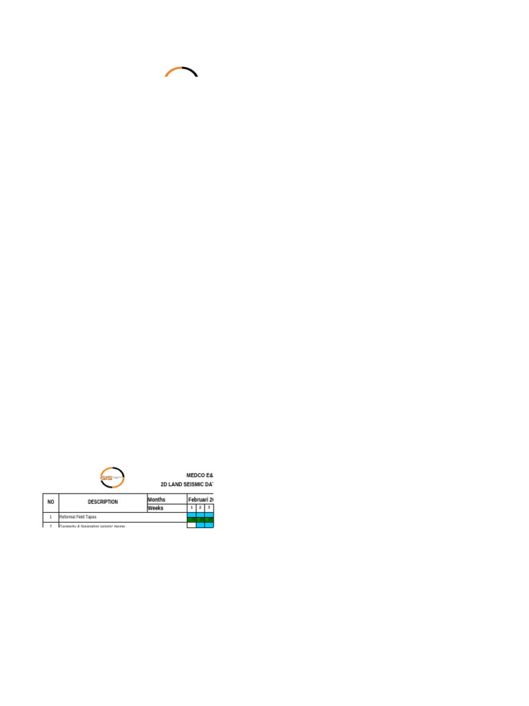 Weekly Seismic Data Processing Report | PDF | Signal Processing ...