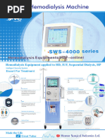 Dialysis Machine Technical Specifications | PDF | Dialysis | Hemodialysis