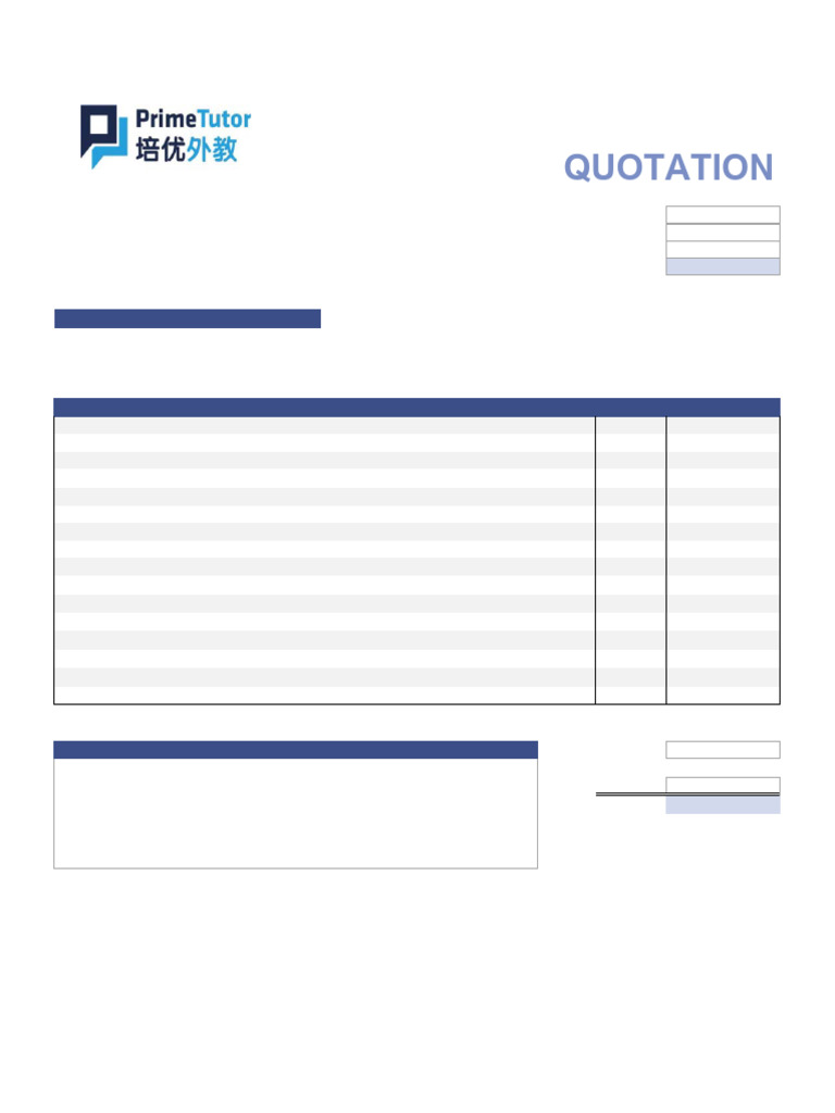 Quotation of Incorporate Training | PDF
