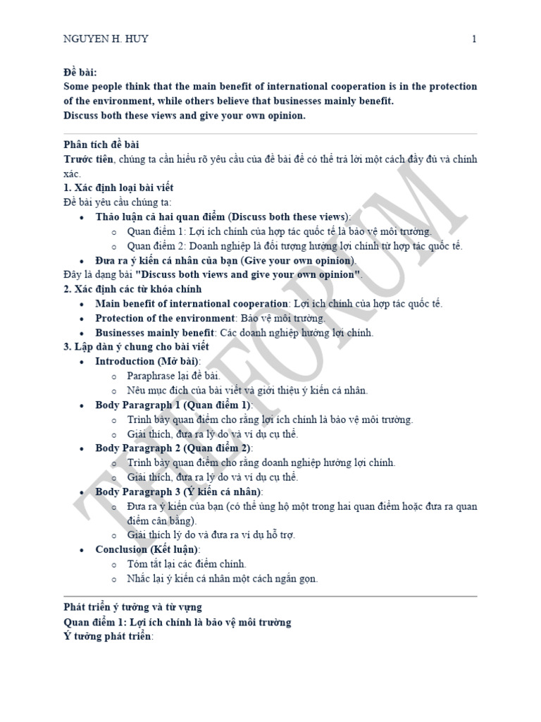 Sample Recent Essay 2 | PDF