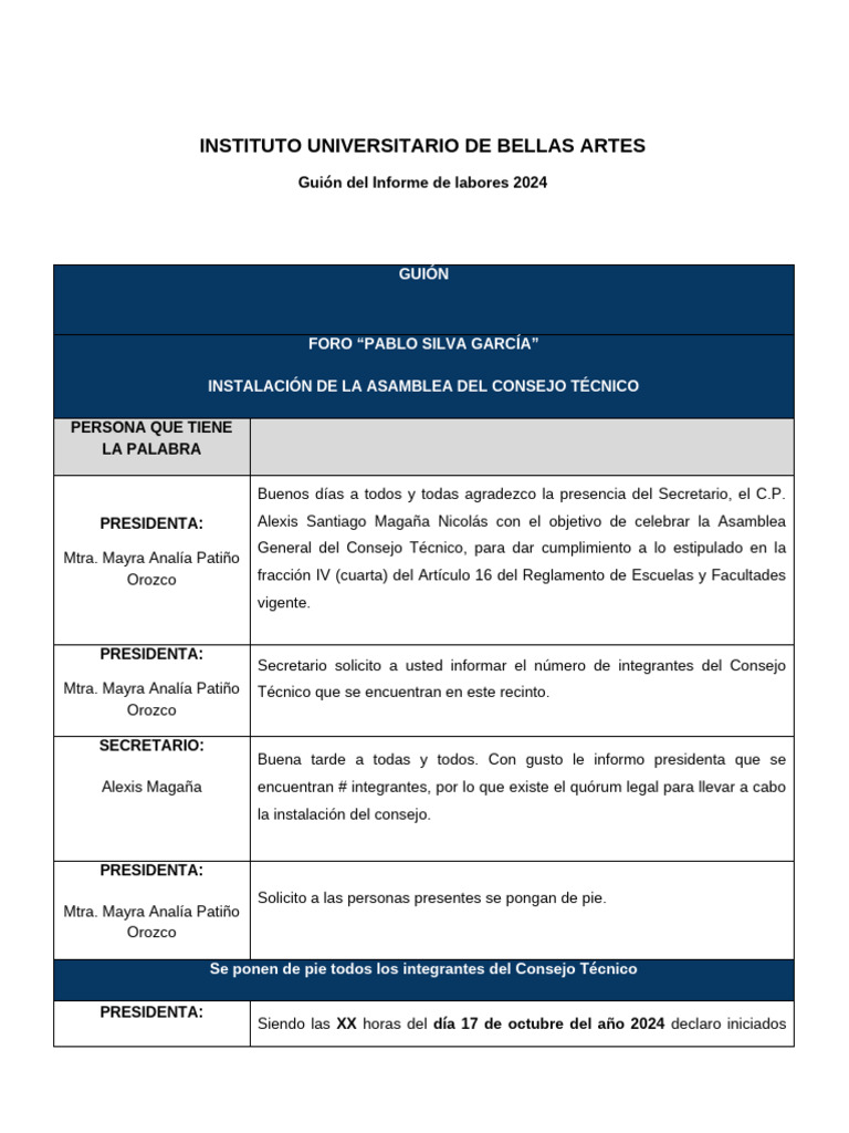Informe de Labores 2024 del IUBA | PDF | Gobierno
