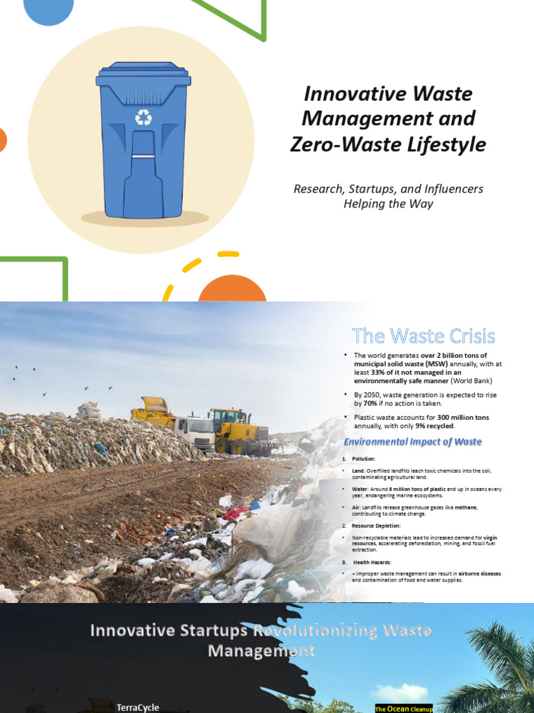 Innovative Waste Management Solutions | PDF | Waste | Recycling