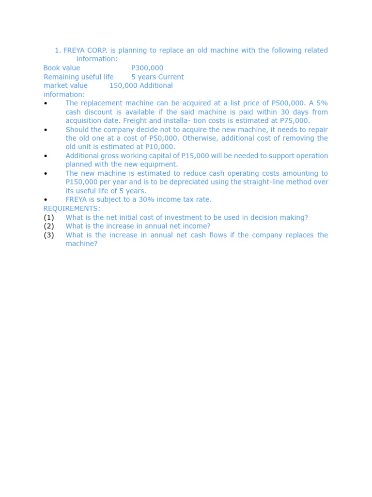 Capital Budgeting - Activity3 3 | PDF | Depreciation | Net Present Value