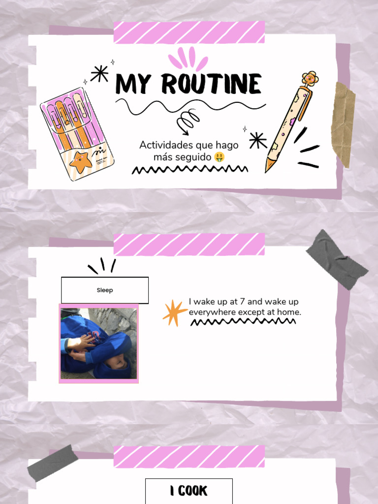 Daily Routine and Activities | PDF
