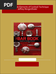 The Bar Book Elements of Cocktail Technique Jeffrey Morgenthaler 2024 scribd download