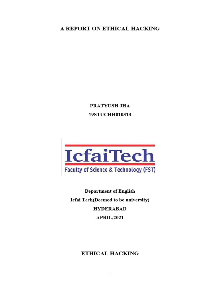 Overview of Ethical Hacking Types | PDF | Security Hacker | Malware