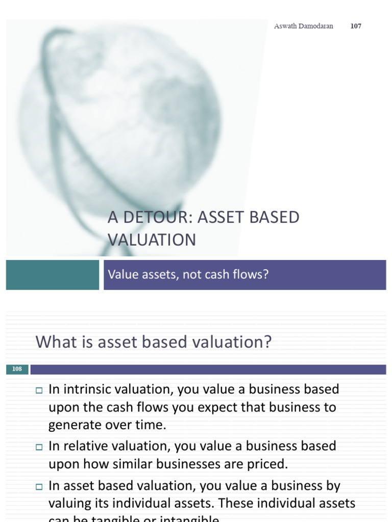 Asset Valuation | PDF | Valuation (Finance) | Balance Sheet