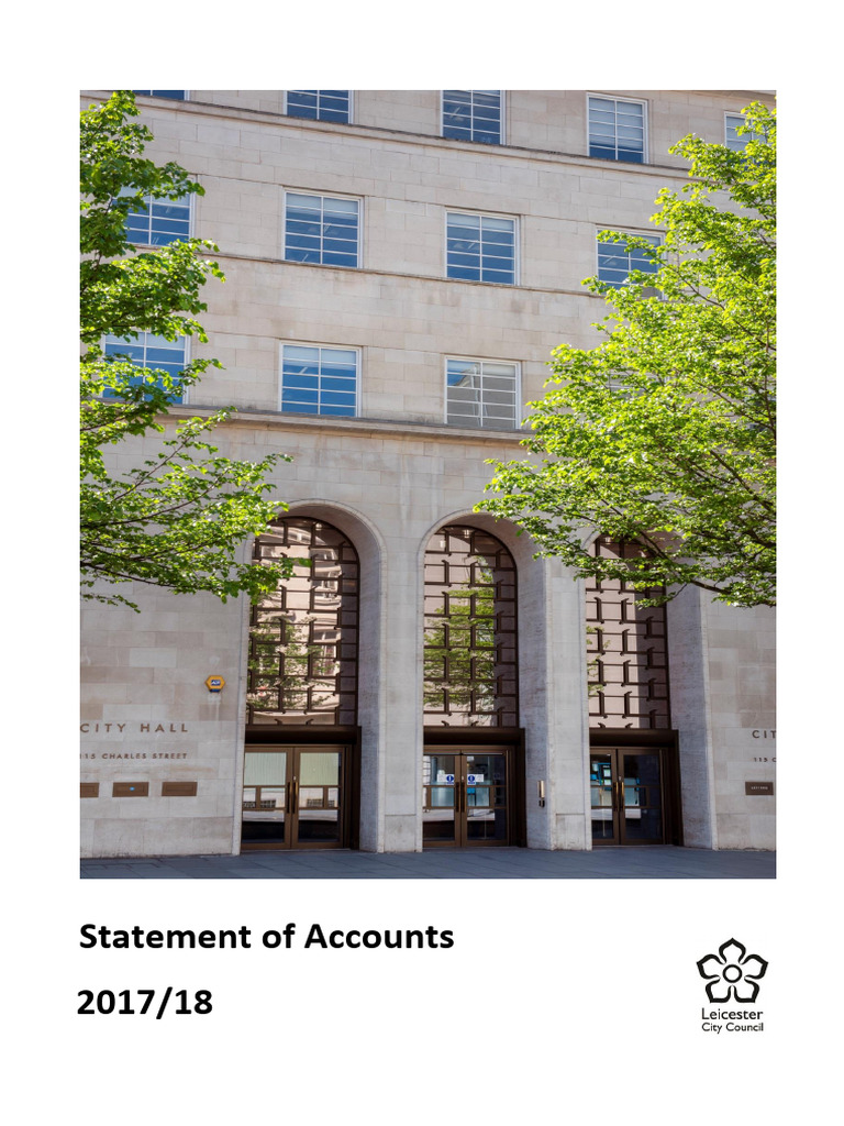 Statement of Accounts 2017 2018 Imp | PDF | Expense | Government Budget ...