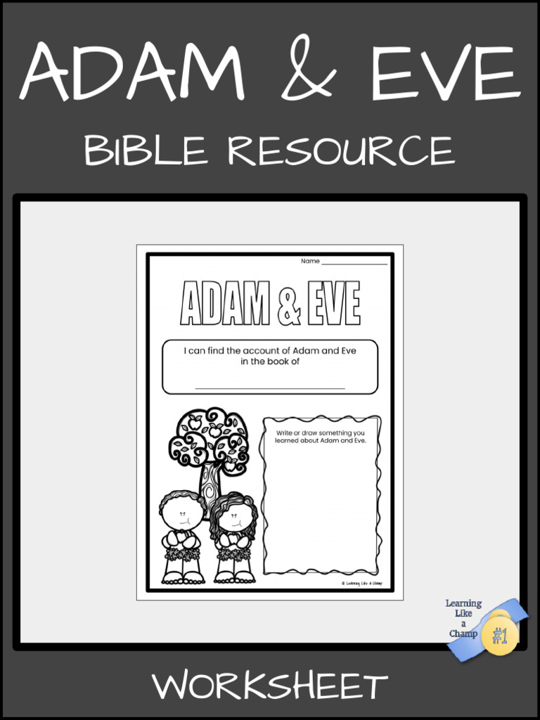 Adam and Eve Worksheet for Students | PDF
