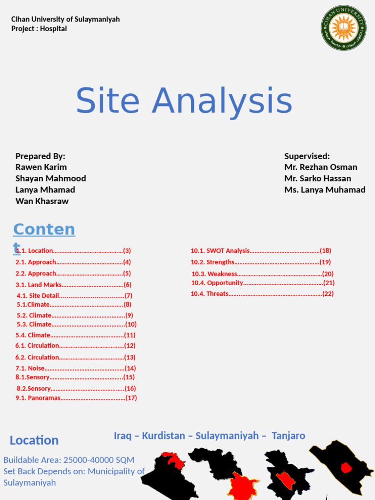 Site Analysis Final Shyan | PDF | Sunset | Climate