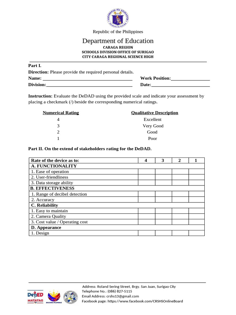 Evaluation Rubrics Pdf Computing