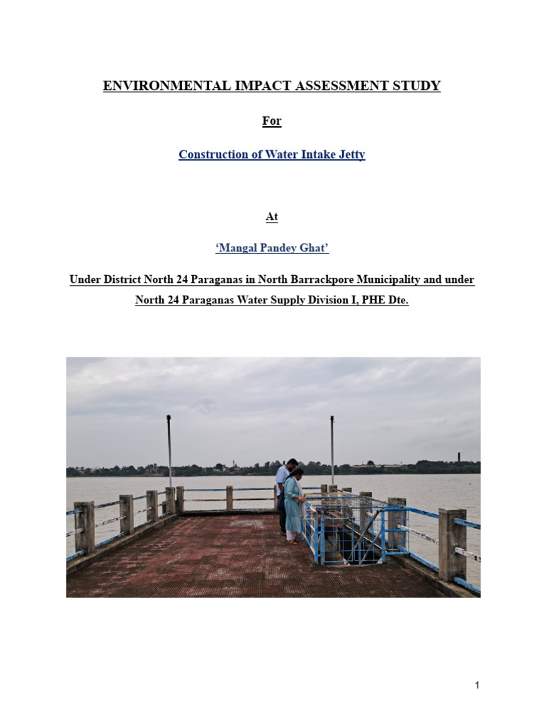 Environmental Impact Assessment for Jetty | PDF | Deep Foundation ...