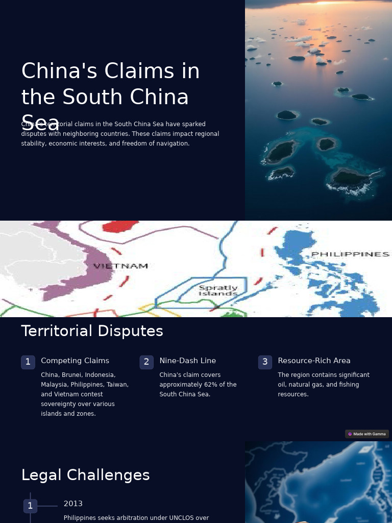 China's South China Sea Claims Explained | PDF | South China Sea ...