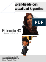 Aprendiendo Con Actualidad Argentina Episodio 40