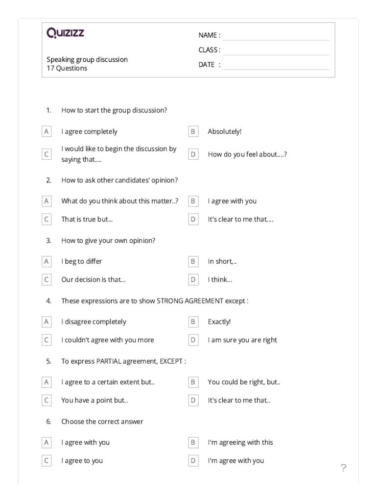 Group Discussion Techniques and Questions | PDF