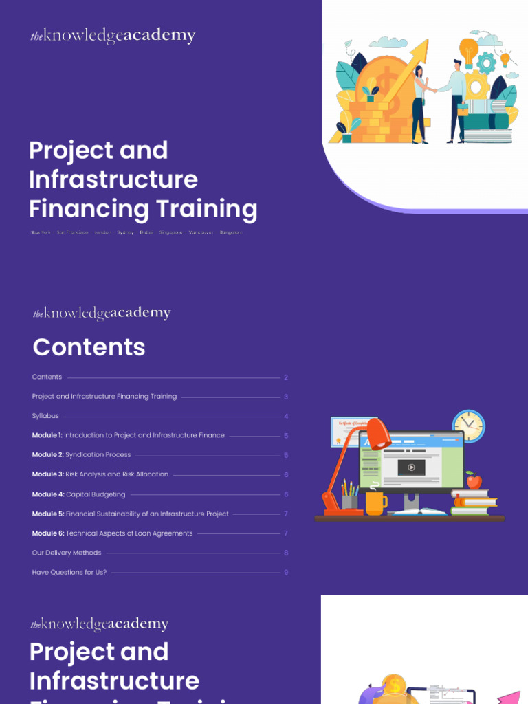 Project and Infrastructure Financing Training | PDF | Project Finance ...