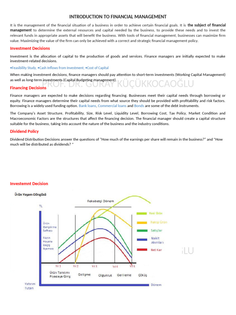 Financial Management Essentials Guide | PDF | Cost Of Capital | Dividend