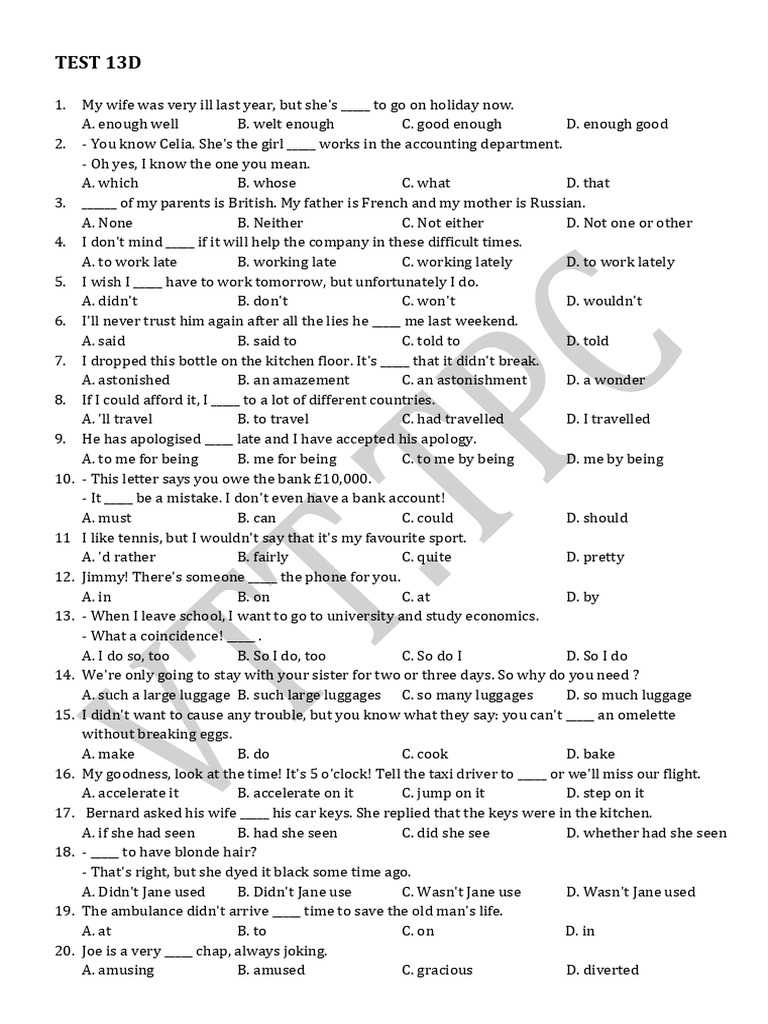 12v test 13d pdf
