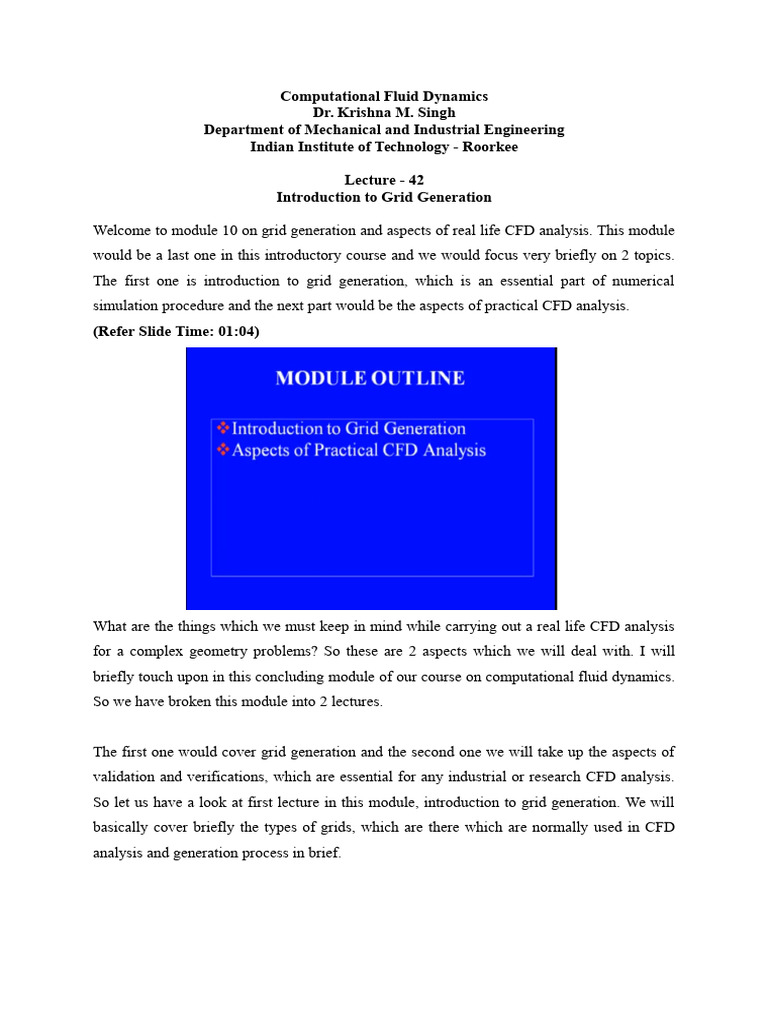 Grid Generation-1 | PDF | Partial Differential Equation | Finite ...