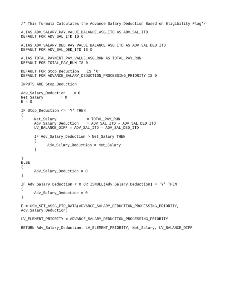 New Formula As On 14-Jan-2021 | PDF